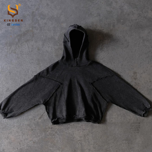 Sudaderas con Capucha Personalizadas Unisex Extra Grandes, Desgastadas, Vintage, de Invierno, de Algodón Grueso, con Estampado Digital para Hombre - Product Image 1