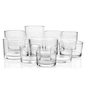 Vente en gros à bas prix, mini pots à <span class=keywords><strong>bougies</strong></span> transparents à large ouverture de 36 ml, 50 ml, 140 ml, 155 ml, 220 ml, porte-bougie <span class=keywords><strong>pour</strong></span> la fabrication de <span class=keywords><strong>bougies</strong></span> - Product Image 2