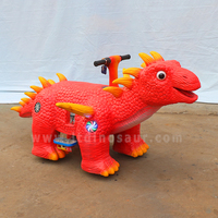 Location d'équipement d'amusement pour enfants pour centre commercial Atrium carré mécanique équitation dinosaures machine pour balade avec minuterie