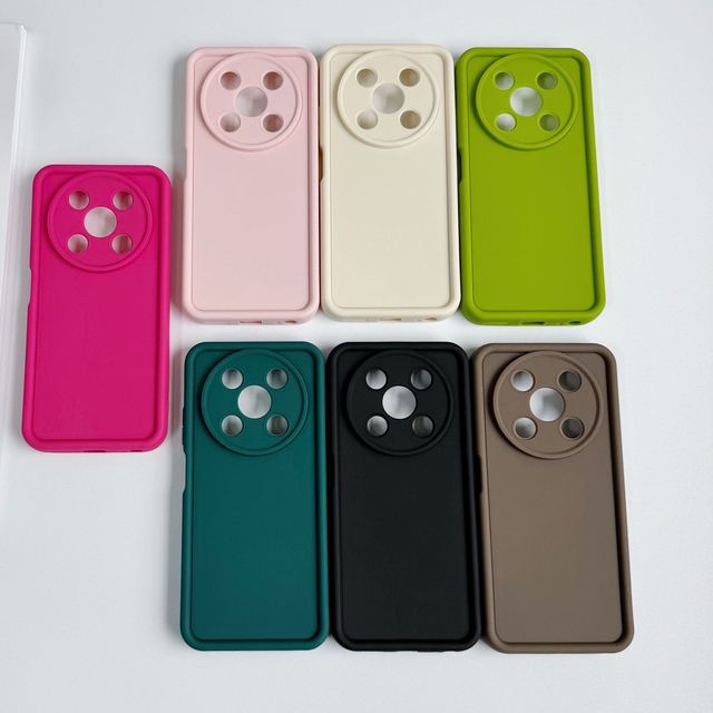 Mobile Phone Cases for Itel S23 A70 Shockproof Silicone Back Cover Phone Case for Tecno Spark 20 Spark Go 2024 Tpu Phone Case