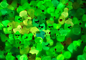 Figuras de Animales Luminosas al por Mayor, Patos Grandes y Pequeños de PVC y Resina, Amarillos y Blancos, para Jardín de Hadas, Manualidades, Mini Patos que Brillan <span class=keywords><strong>en</strong></span> la Oscuridad - Product Image 3