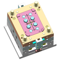 Tecla de fijación de botón multicavidad moldeada por inyección de dos disparos, retroalimentación táctil integrada, resistencia UV para interfaz de usuario