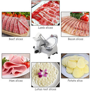 Rebanador de carne de estilo <span class=keywords><strong>deli</strong></span>, rebanador comercial para carne, queso, verduras y alimentos - Product Image 6