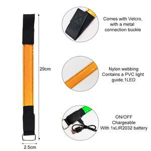 2024 nóng bán ý tưởng sản phẩm mới chất lượng cao khuyến mãi tùy chỉnh món quà chạy <span class=keywords><strong>Led</strong></span> thể thao rechargeableflashing <span class=keywords><strong>armband</strong></span> - Product Image 5