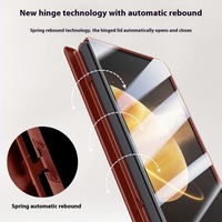 Coque de téléphone For Honor Magic V3 en PC rigide antichoc avec protection de charnière, béquille métallique pour appareil photo, chargement magnétique et protection d'écran