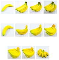 Levensechte, milieuvriendelijke, geprinte schuim kunstfruit (appel, banaan, sinaasappel) voor Earth Day, woonkamerdecoratie.