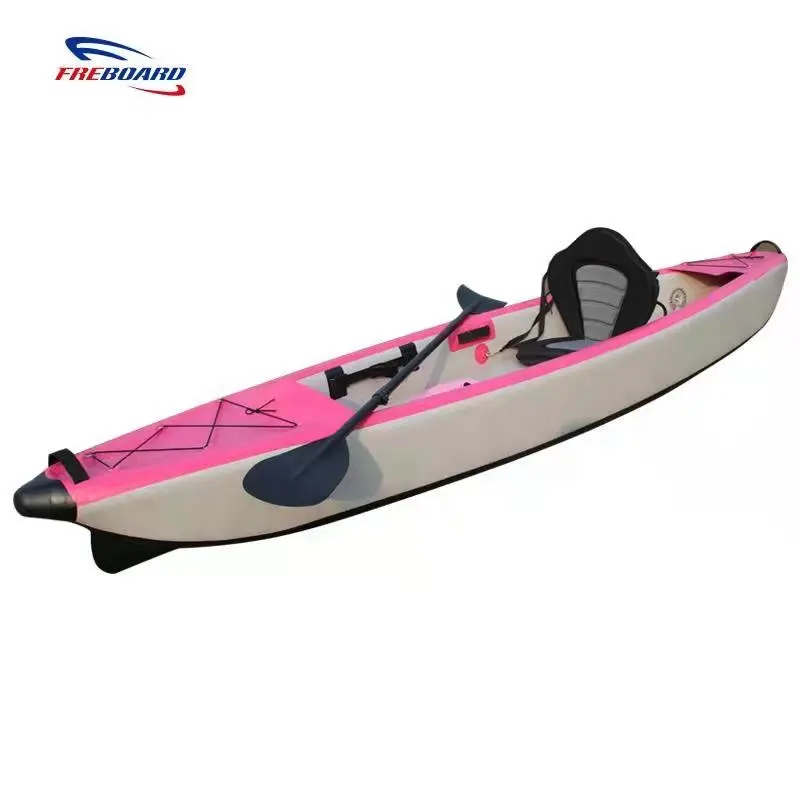 Kaya-sup de pesca de una sola persona, accesorio de punto de caída, inflable, artesanal