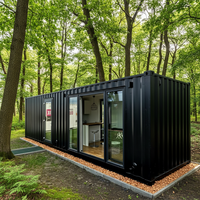 Maisons modulaires d'occasion de 40 pieds High Cube, design Ferme respirante, prêtes à l'emploi, en bon état, fabriquées en Chine, utilisables comme bureau