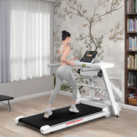 TOPKO alta calidad comercial Fitness cinta de correr eléctrica ejercicio en casa máquina de correr pantalla táctil LCD plegable con pendiente