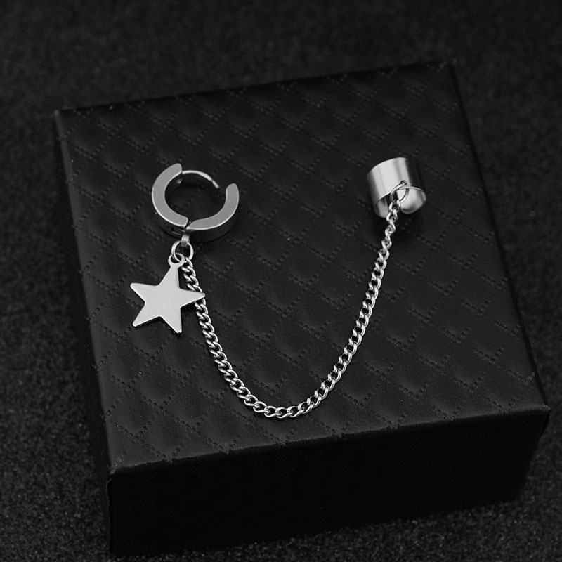 E053-Silver6 1 cerceau + 1 clip (1 pièce)