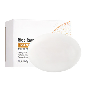 Savon de Douche Hydratant Naturel à l'Extrait de Riz pour Femmes, Nettoyage en Profondeur, Éclaircissant, Savon à la <span class=keywords><strong>Pulpe</strong></span> de Riz Brute - Vente en Gros OEM ODM - Product Image 1