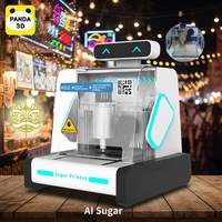 Machine à bonbons artistiques personnalisée, imprimante à sucre IA, équipement de dessin comestible 3D pour les événements commerciaux de la restauration de rue et les promotions de vacances