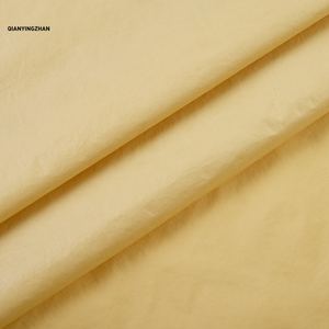 Tissus pour vestes en duvet très légers, imperméables, jaunes, unis, 100 % nylon tissé, 38 g/m², très vendus en 2025, pour vêtements et sacs - Product Image 5