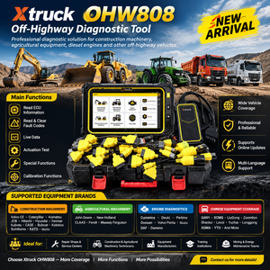 Scanner de diagnostic Xtruck OHW808 pour machines de construction et agricoles, moteurs diesel, ECU, codes de défaut OBD, données en temps réel, calibrage - Product Image 1