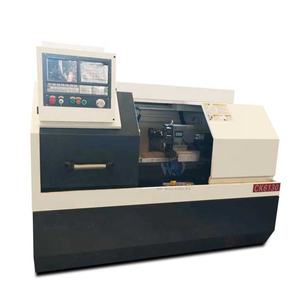 Modèle de <span class=keywords><strong>tour</strong></span> CNC CK6130 avec <span class=keywords><strong>mandrin</strong></span> manuel <span class=keywords><strong>à</strong></span> tourelle <span class=keywords><strong>à</strong></span> 4 stations et contre-pointe - Product Image 1