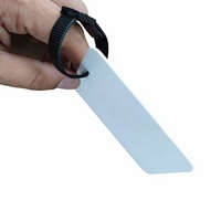 Étiquette de bagage Awesomesub en plastique FRP pour sublimation, transfert thermique, rectangulaire, ronde, double face, impression DIY, épaisseur 2 mm, tendance