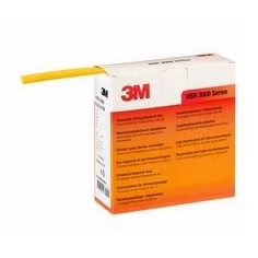 3M™ HSR-3000 Heat <b>Shrink</b> <b>Tubing</b> 6.0/2.0mm Yellow 10m High Voltage/High Temperature Dispenser Pack - Product Image 1