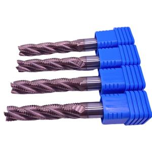 Cacbua cuối nhà máy 4 sáo tialn tráng cho thép không gỉ vonfram thép phay cắt chính xác cao cacbua rắn - Product Image 2