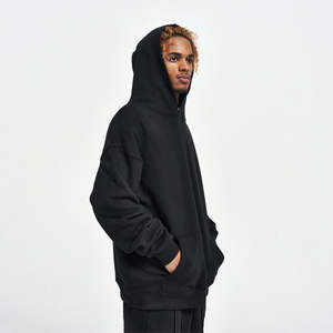 450 Gsm haute qualité 100% coton à capuche français Terry Streetwear Logo personnalisé hommes sweats à capuche et sweat-shirts bouffée impression Logo vierge - Product Image 3