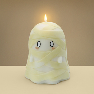 Halloween squadra <span class=keywords><strong>di</strong></span> evocazione fatta a mano mummia a forma <span class=keywords><strong>di</strong></span> candela aromaterapia ornamento creativo festa decorazione per la casa regalo - Product Image 1