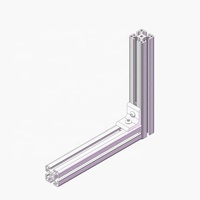 Support d'angle plat d'usinage CNC ROHS 60x60 pour profilé extrudé en aluminium coin et gousset attaches externes #6157