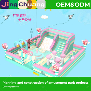 Juguetes para Jugar al Aire Libre, Nuevo Proyecto de Diversión, Tobogán Inflable Grande, Castillo Inflable para Niños, Trampolín, Venta al Por Mayor - Product Image 1