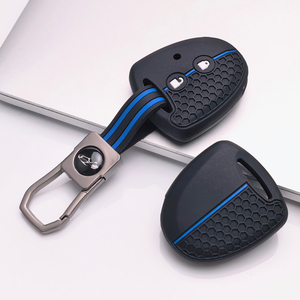 Funda para Llave de Toyota Hilux <span class=keywords><strong>Vigo</strong></span> Yaris Corolla Rav4 Vitz Echo Old 2 con Llavero, Antirrayaduras, Antigolpes, Agarre Suave, Cubierta Antipolvo - Product Image 2