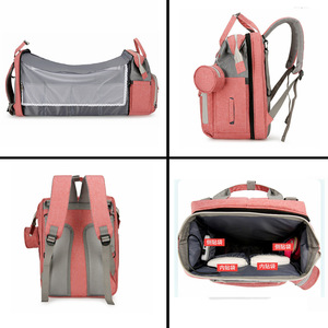 Mochilas de Pañales de Diseño, Cunas Portátiles para Bebés, Mochila Pañalera para Mamá, Mochila Pañalera con Cambiador, Regalos para Fiestas - Product Image 4