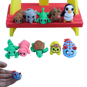Mainan Hewan Kartun Mini Lucu Ramah Lingkungan Plastik Edukatif Sehat Unisex Grosir - Product Image 5