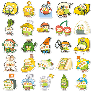 50 Piezas de Pegatinas Kawaii Personalizadas en Oferta, Pegatinas Impermeables con Impresión de Anime Lorilet Bebe - Product Image 4