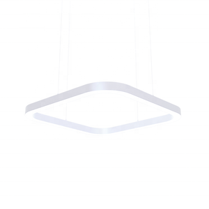 Lampada a Sospensione LED Quadrata Moderna con Telecomando per Soggiorno e Ufficio Design Elegante Illuminazione Efficiente - Product Image 4