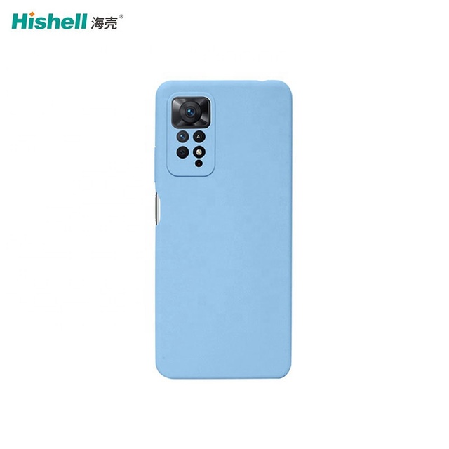 Protector Custom Logo Soft Rubber Real Liquid Silicone Shockproof Cell Mobile Phone Cases for Redmi Note 11 Pro 4G