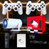 Console de jeux vidéo incluant des manettes sans fil, 3800 jeux, prise en charge 4K 1080P, Android 11, projecteur portable