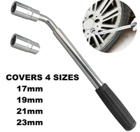 Clé à écrou de roue extensible réglable à 4 voies, clé à roue pour changement de pneu, métrique, OEM, acier inoxydable, 30NM