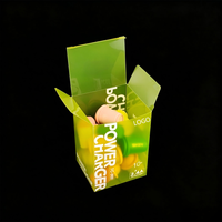 Boîte d'emballage pour café en plastique PET transparent pliable de haute qualité