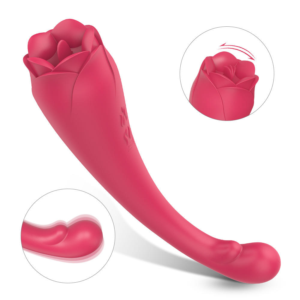 Rose Red Tongue Licking G - Spot Stick