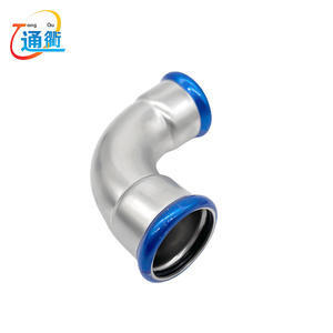 Fabriekslevering 89Mm Roestvrijdruk 90 F/F Bocht Elleboog <span class=keywords><strong>M</strong></span>/V-Profiel Sanitairfitting - Product Image 3