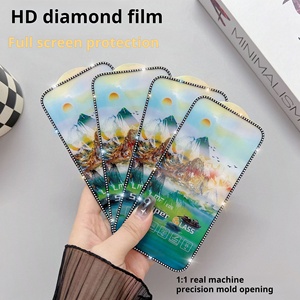 Thích hợp cho iphone15promax Tempered phim Apple 13Pro điện thoại di động bảo vệ phim 14pro toàn màn hình kim cương Tempered - Product Image 2