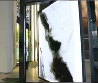 Nouveau Design porte en pierre éclairée par LED panneau lumineux en pierre photoélectrique porte en pierre