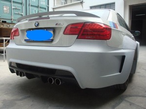 Kits de carrosserie large pour BMW Série <span class=keywords><strong>3</strong></span> E92 M3, style V, pare-chocs avant large, capot, ailes, couvre-moteur en fibre de carbone - Product Image 6