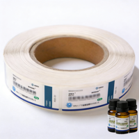 Étiquettes personnalisées en vrac de 20 ml, imprimées, imperméables, avec fonction anti-rayures, autocollants holographiques pour emballages