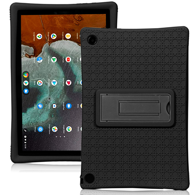 Business Soft Silicon Case for ASUS Chromebook Detachable CM3 10.5 Inch CM300DV Tablet Stand Holder Shockproof Protection Cover