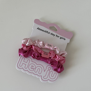 ที่คาดผมแบบหางม้าสูงผ้าซาตินฝรั่งเศส ยางรัดผมแบบยืดหยุ่นพิเศษพร้อมยางรัดผม (3 ชิ้น) - Product Image 6