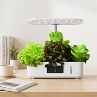 Système de culture hydroponique intelligent à 13 pods avec lumière LED pour herbes et légumes domestiques