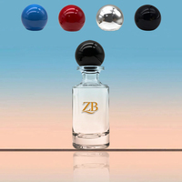 Flacon de parfum cylindrique de luxe 30ml 100ml Base lourde en verre Rechargeable Boîte