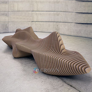 Luxury Service Bench Luxury Park Office Fake Two Chair <strong>Veil</strong> Mall Bench OEM - Product Image 4