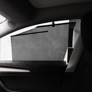 Pare-soleil Anti-UV, rideau rétractable automatique, filet à rouleau, accessoires de fenêtre latérale de voiture, pare-soleil pour <span class=keywords><strong>Tesla</strong></span> modèle Y 2021 - Product Image 2