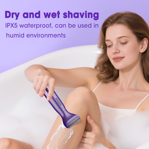 Lanumi 995 Kadınlar İçin 6'sı 1 Arada Elektrikli Tıraş Makinesi Bikini Düzeltici IPX5 Su Geçirmez Islak/Kuru Kullanım Vücut ve Yüz Tüy Dökücü Ev Tipi - Product Image 6