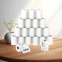 Étiquettes d'expédition pour supermarchés industriels 4x2 oblongues, imperméables, résistantes à la chaleur, écologiques, adhésif puissant, papier