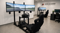 Support de sol triple écran en aluminium 6063 pour simulateur de course, support de moniteur VESA robuste et support TV pour plateforme de simulation